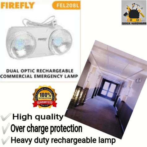 Firefly Dual Optic Rechargeable Emergency Light Lazada Ph