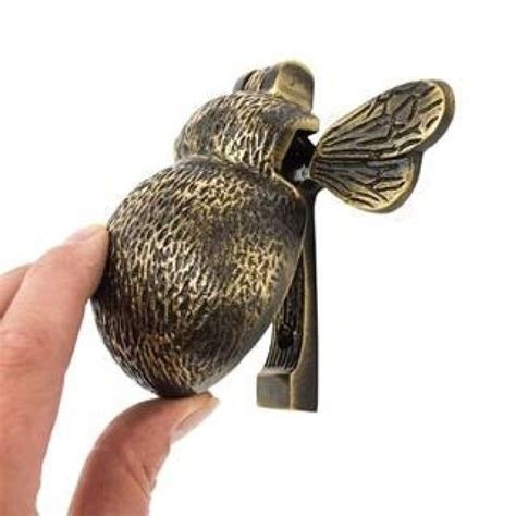 Antique Brass Bumblebee Door Knocker Door Knockers Antique Brass Knockers