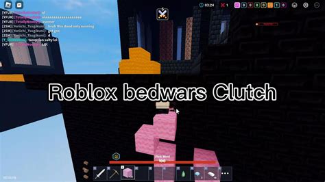 Roblox Bedwars Clutch Youtube