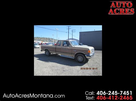 Used 1987 Ford F 150 Supercab Styleside 139 Wb For Sale In Billings Mt 59101 Auto Acres