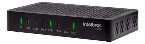 Adaptador Conversor De Protocolo Ip Intelbras Ata Voip Mercadolibre