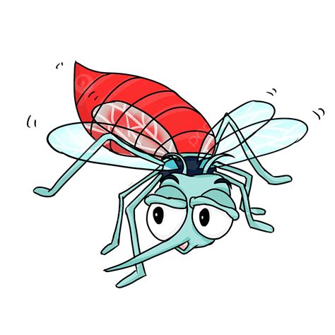 Cute Mosquito Clipart Transparent Png Hd Cute Cartoon Style Blue Skin