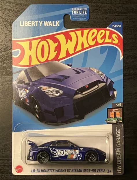 HOT WHEELS Liberty Walk LB Silhouette Works GT Nissan GT RR VER Bleu EUR