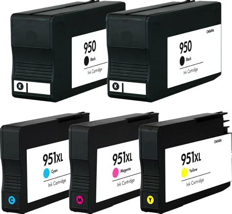 5pk Hp 950 951xl Xl Cartridge For Officejet Pro 251dw 276dw 8100 8600 Printers Ebay