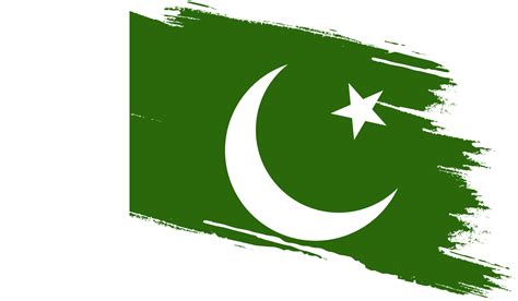 Pakistan flag with grunge texture 12025107 PNG