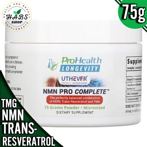 ProHealth Longevity NMN Pro Complete 75g Shopee Philippines