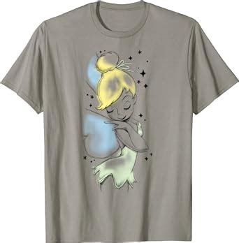 Amazon Disney Peter Pan Tinkerbell Airbrush Style Sketch T Shirt T