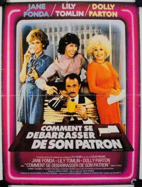 AFFICHE CINÉMA SE DEBARASSER DE SON PATRON 1980 HIGGINS Fonda Tomlin