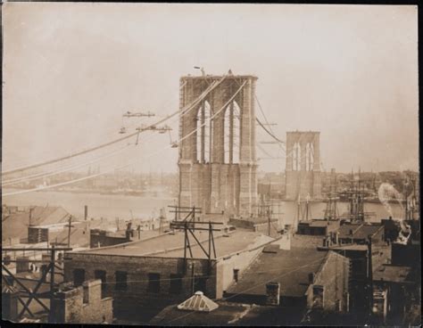 The Construction of the Brooklyn Bridge ~ vintage everyday