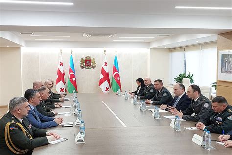 Chief Of The General Staff Of The Azerbaijan Army Met With The Georgian