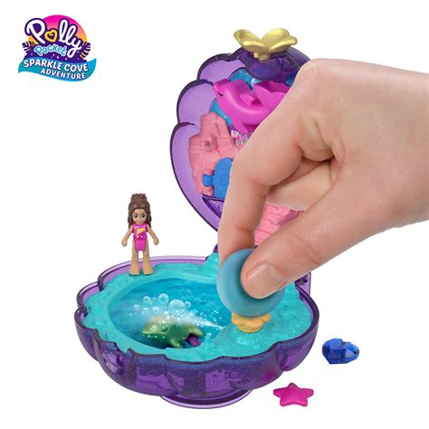 Polly Pocket Sparkle Cove Adventure Underwater Lagoon Compact Playset