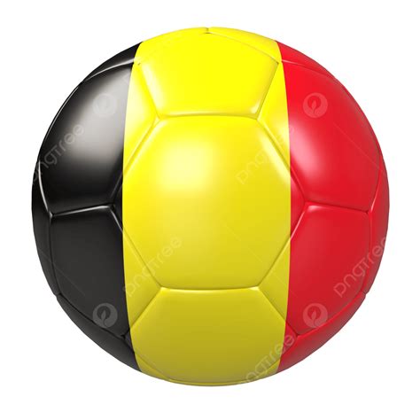 Balón De Fútbol Con La Bandera De Bélgica Copa Del Mundo Fifa 2022 Png