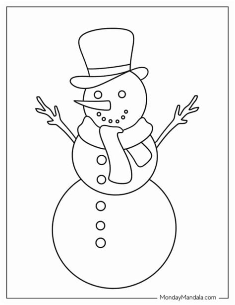 26 Snowman Templates Free Pdf Printables