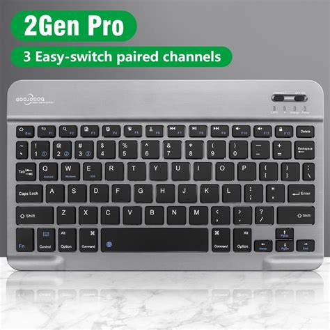 Goojodoq Wireless Bluetooth Keyboard for Android Phone pad Laptop ...