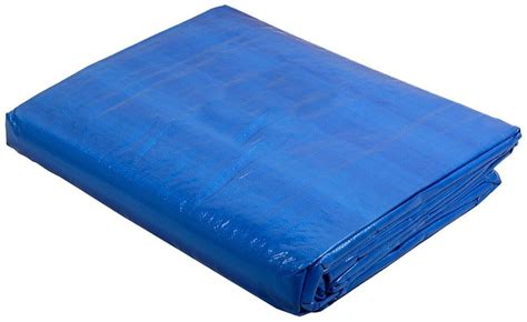 Blue Hdpe Waterproof Tarpaulins Packaging Type Bundle Thickness