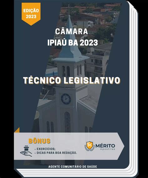 Apostila T Cnico Legislativo C Mara De Ipia Ba M Rito Apostilas