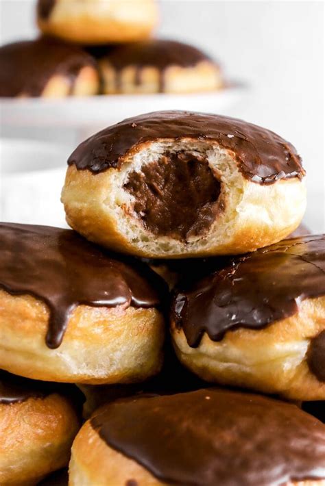 Classic Dark Chocolate Filled Doughnuts Recipe