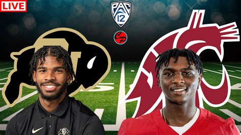 Colorado Vs Washington State Pac 12 College Football Live Game Cast