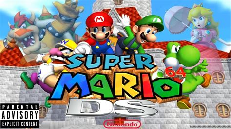 Nds Super Mario 64 Ds Pt 1 Gameplay Only Nds Mario Luigi Yoshi {1080p 60fps} Youtube