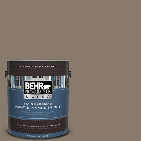 Behr Premium Plus Ultra Gal Ppu Native Soil Satin Enamel