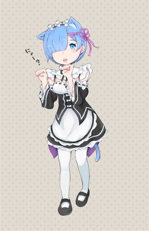 Cat Girl Rem Rezero By Alili Mogu On Deviantart