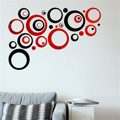 Amazon Shappy 32 Pieces Removable Circle Wall Mirror Sticker Round