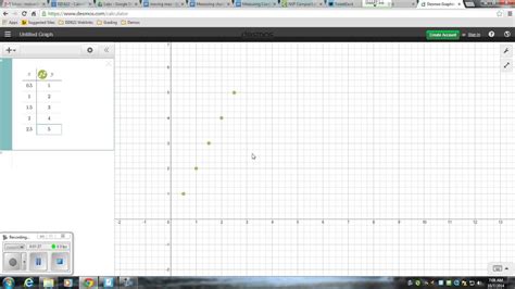 Find The Line Of Best Fit In Desmos Youtube