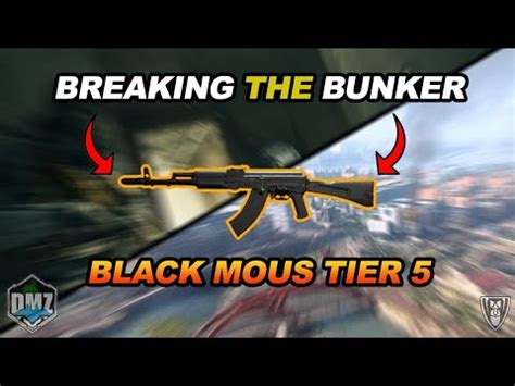 Dmz Black Mous Tier Breaking The Bunker Youtube