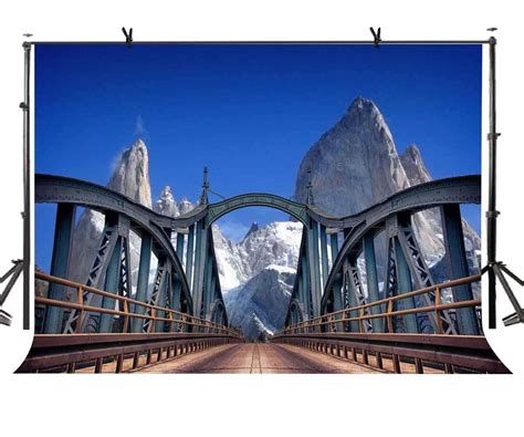 ABPHOTO Polyester 7x5ft Natural Scenery Backdrop Dangerous Suspension