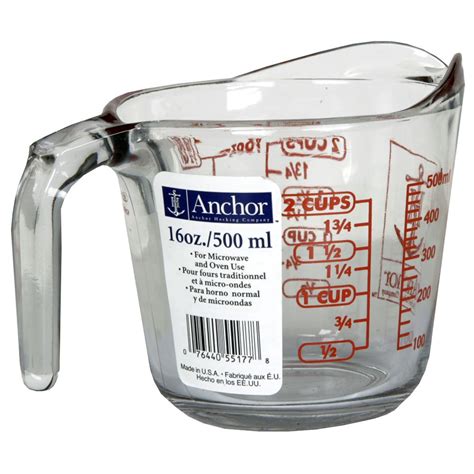 Anchor Hocking Glass Measuring Cup 16 Oz 1 Each