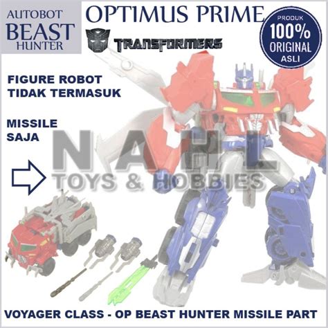 Transformers Autobot Beast Hunter Voyager Class Optimus Prime Missile