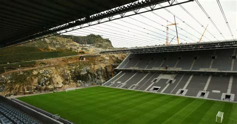 Real Madrid S Champions League Opponents Have Stadium Carved Into Rocky