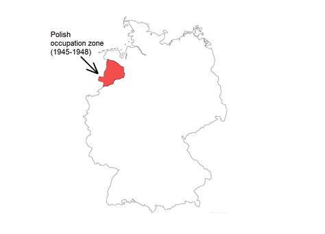 The area in Germany that was occupied by Poland between 1945 and 1948 ...