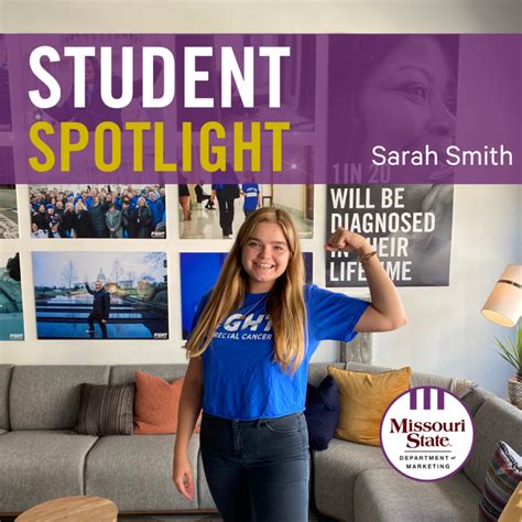 Student Spotlight—sarah Smith Marketing News