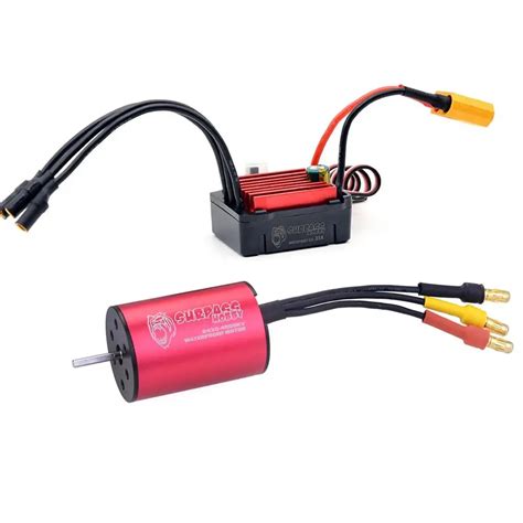 MINI Car Combo Set Waterproof 2435 Brushless Motor With 25A ESC Use For