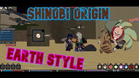 Shinobi Origin EARTH RELEASE ALL MOVES ABILITIES PT 1 YouTube