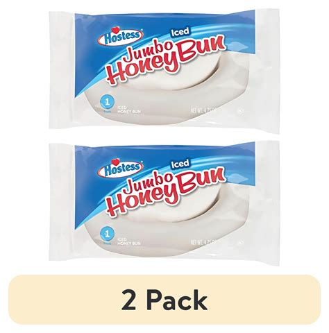 Pack Hostess Jumbo Iced Honey Buns Ct Box Boxes Walmart