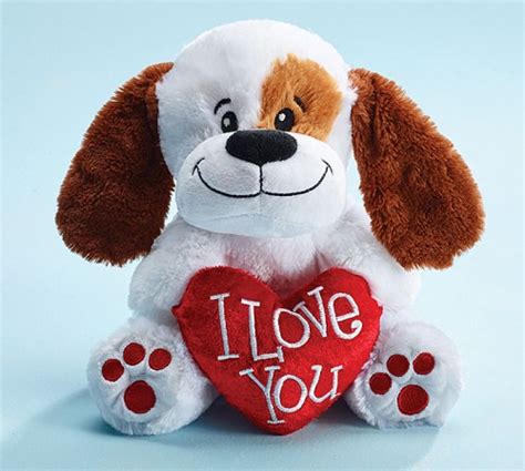 Puppy Valentine Plush