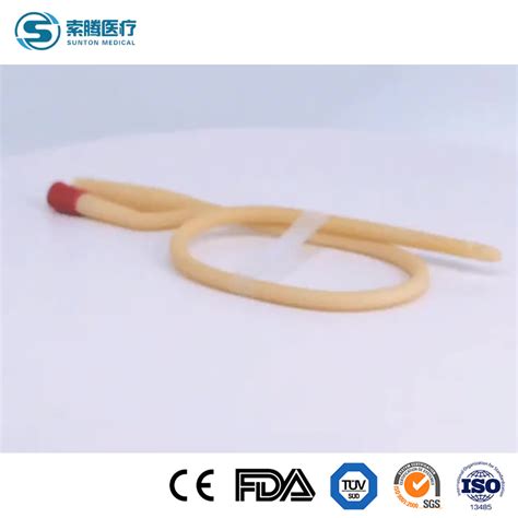 Sunton Disposable Sterile Latex Foley Urine Catheter With