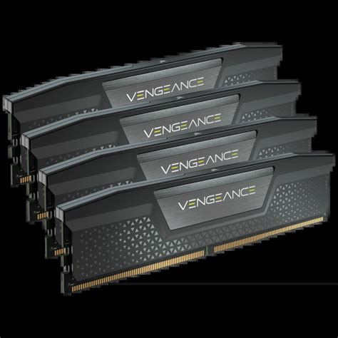 VENGEANCE 96GB 4x24GB DDR5 DRAM 6400MT S CL32 Memory Kit Black