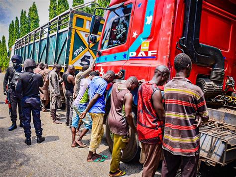 Suspected Vandals Arrested With Rail Tracks Worth N M Paraded In