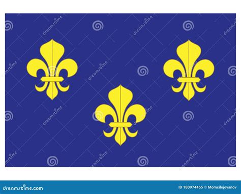 Flag of the Valois Dynasty stock vector. Illustration of history ...