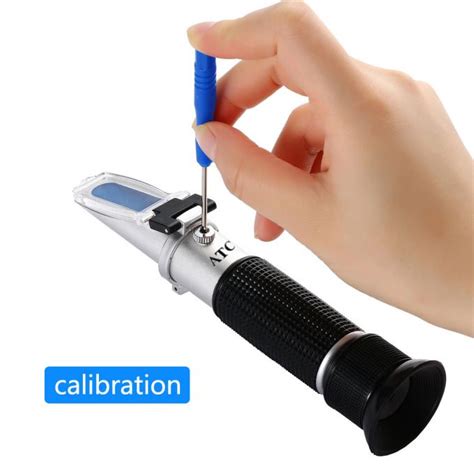 Portable ATC Portable Refractometer Lightweight With 0 20 Brix Accuracy