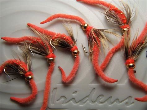 Irideus Horner S Pulaski New York Pink Worm Steelhead Fly Fishing Flies