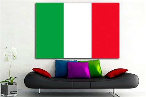 Italy Flag Print on Canvas Europe Italy Flag Art Italy Flag - Etsy