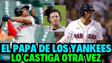 Rafael Devers Abusa Otra Vez De Los Yankees Con Enorme Jonron Y Batea