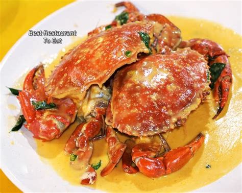 Butter Salted Egg Mud Crab with Roe 咸湿膏蟹 Best Restaurant To Eat