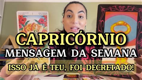 ♑️capricÓrnio ☀️ A Porta Que Deus Abre Ninguém Pode Fechar Youtube