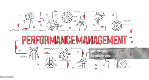performance management web banner  style modern design vector