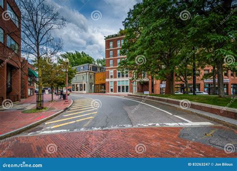 Brattle Square In Cambridge Massachusetts Editorial Photography